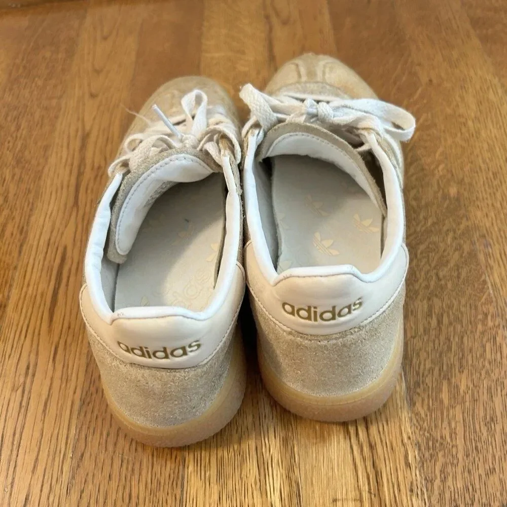 adidas Originals Handball Spezial Beige Gold, Size 5.5 US (MEN) | Women 7